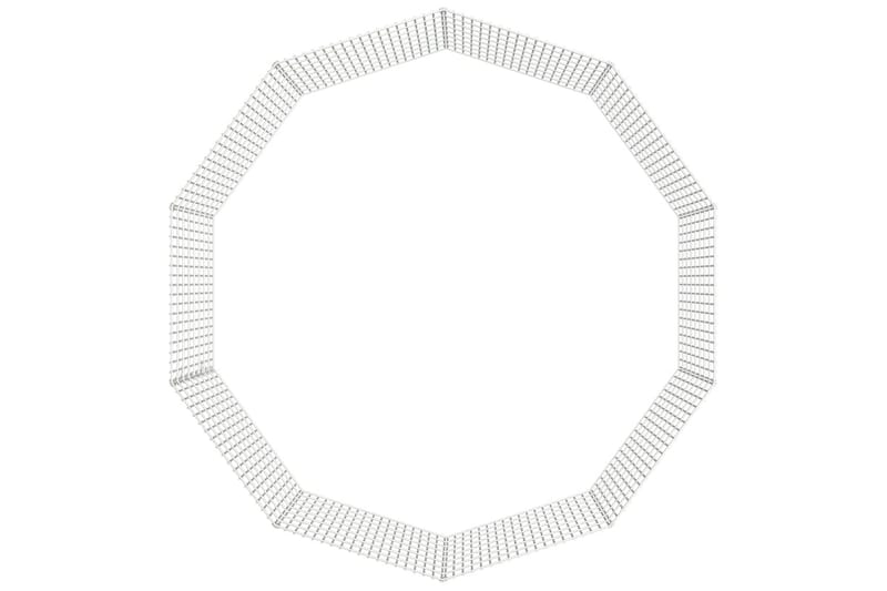 10-paneelinen kanihäkki 54x80 cm galvanoitu rauta - Hopea - Urheilu & vapaa-aika - Eläimille - Pieneläimet - Pieneläimen häkki - Kanin häkki & kaninkoppi