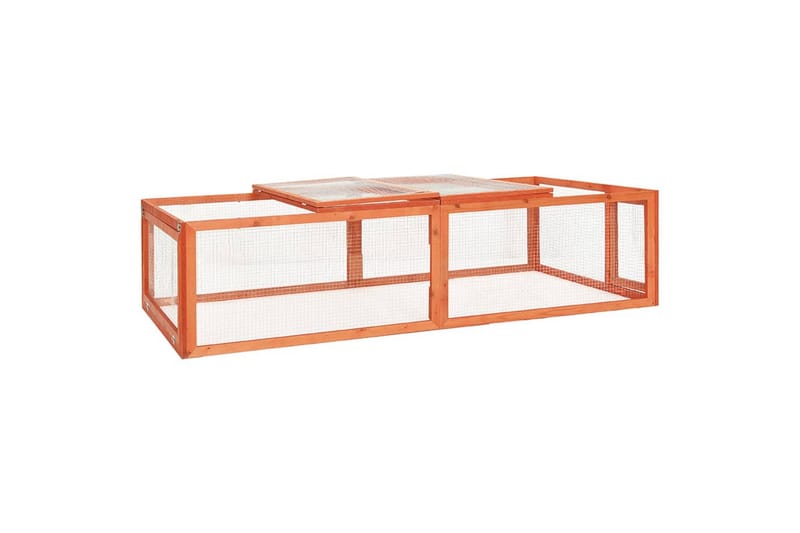Kaninkoppi 183x90x46,5 cm täysi kuusi - Urheilu & vapaa-aika - Eläimille - Pieneläimet - Pieneläimen häkki - Kanin häkki & kaninkoppi