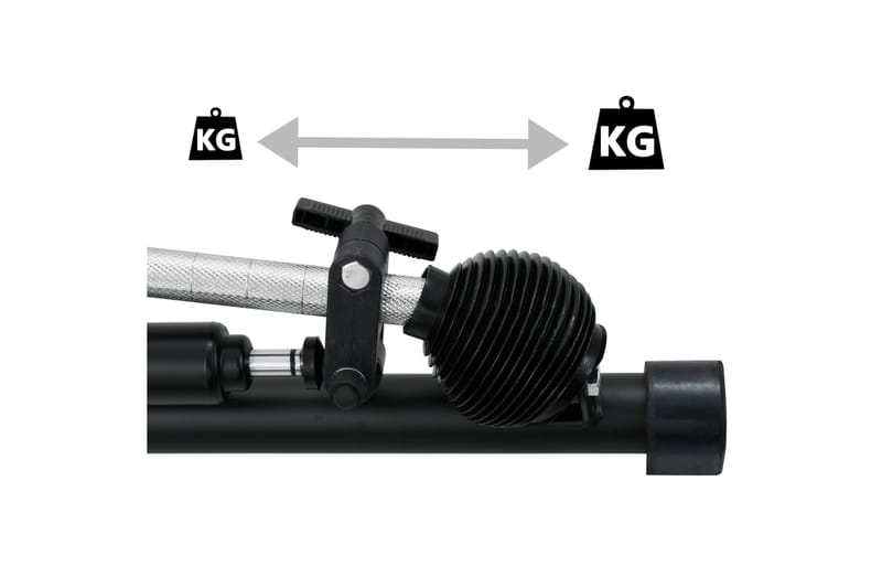 Soutulaite 5 tasoa hydraulinen vastus - Musta - Urheilu & vapaa-aika - Kotikuntosali - Kuntoilulaitteet - Soutulaite