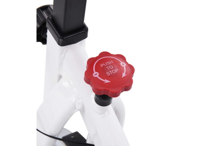 Spinningpyörä sykemittareilla valkoinen ja punainen - Monivärinen - Kuntoilulaitteet - Kuntopyörä & spinningpyörä