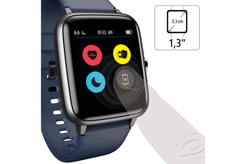 Älykello Hama Fit Watch 4900 Sininen - Urheilu & vapaa-aika - Kotikuntosali - Kuntoilutarvikkeet - Muut kuntoilutarvikkeet