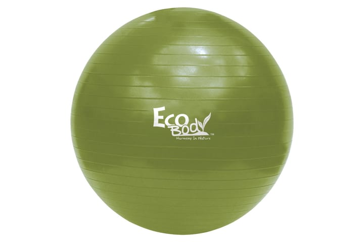Ecobody Joogapallo 75cm - Vihreä/Harmaa - Pilatespallo - Kuntoilutarvikkeet