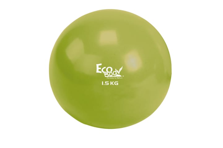 Ecobody Toning ball 1,5 kg - Vihreä - Pilatespallo - Kuntoilutarvikkeet