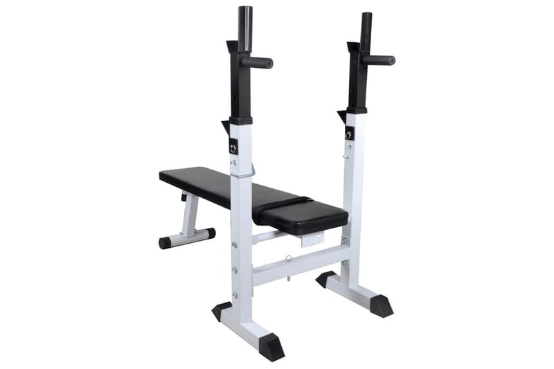 Kuntopenkki painotangolla + levy- ja käsipainosarja 60,5 kg - Musta - Urheilu & vapaa-aika - Kotikuntosali - Kuntoilutarvikkeet - Crossfit varusteet
