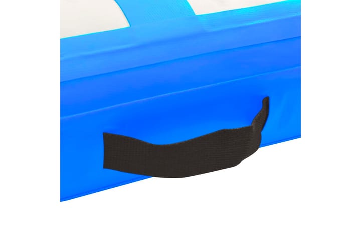 Täytettävä voimistelumatto pumpulla 200x200x15cm PVC sininen - Sininen - Kuntoilutarvikkeet - Treenimatto & palapelimatto