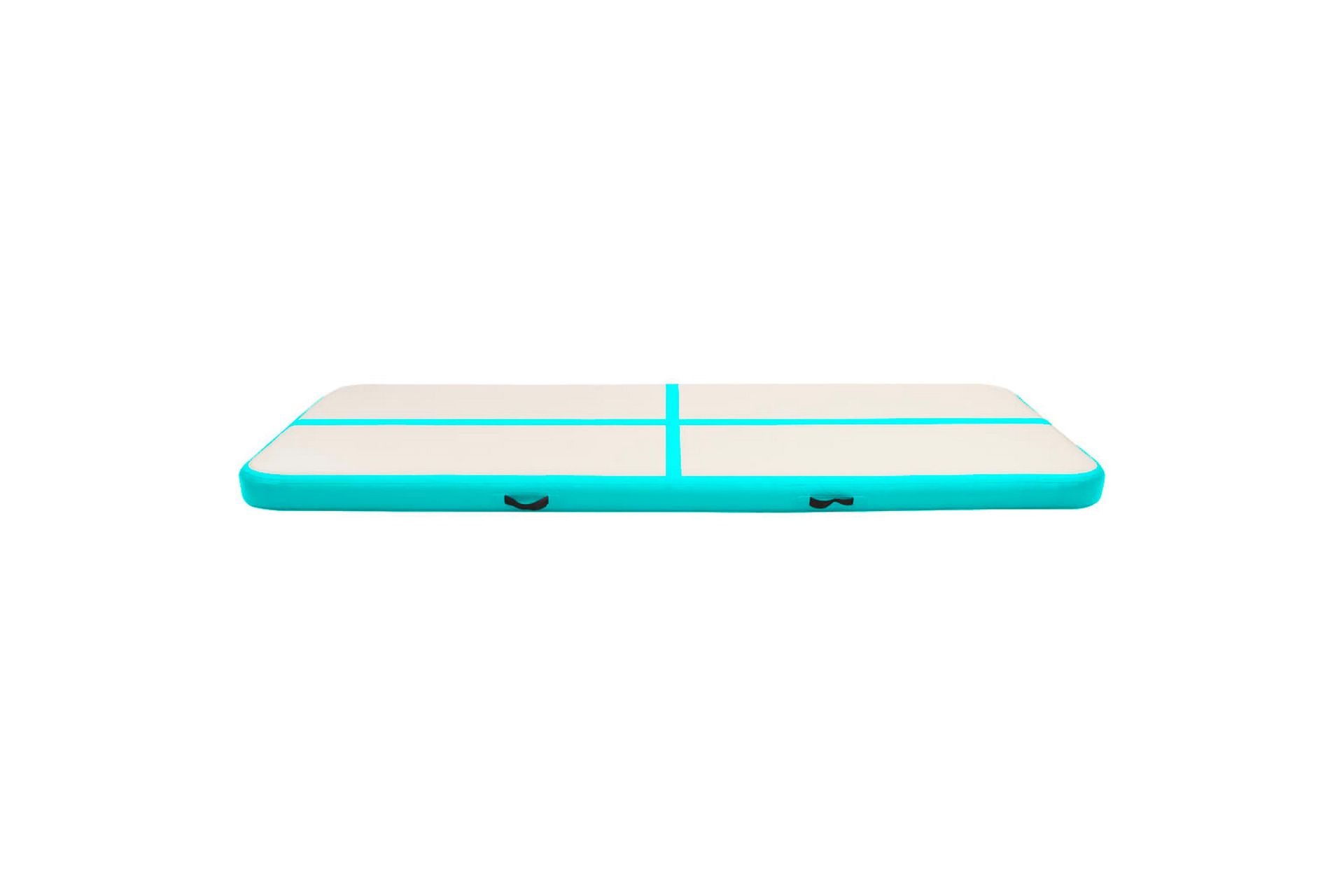 Täytettävä voimistelumatto pumpulla 500x100x15 cm PVC vihreä - Vihreä - Urheilu & vapaa-aika - Kotikuntosali - Kuntoilutarvikkeet
