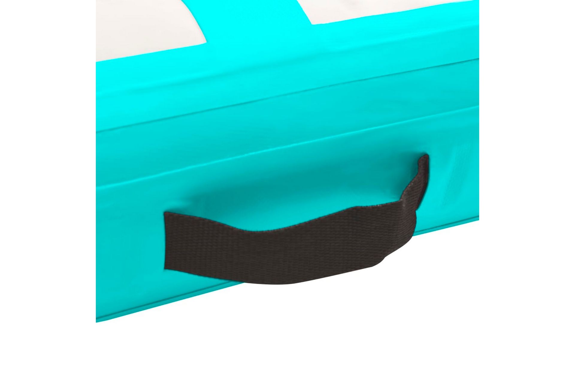 Täytettävä voimistelumatto pumpulla 600x100x20 cm PVC vihreä - Vihreä - Urheilu & vapaa-aika - Kotikuntosali - Kuntoilutarvikkeet
