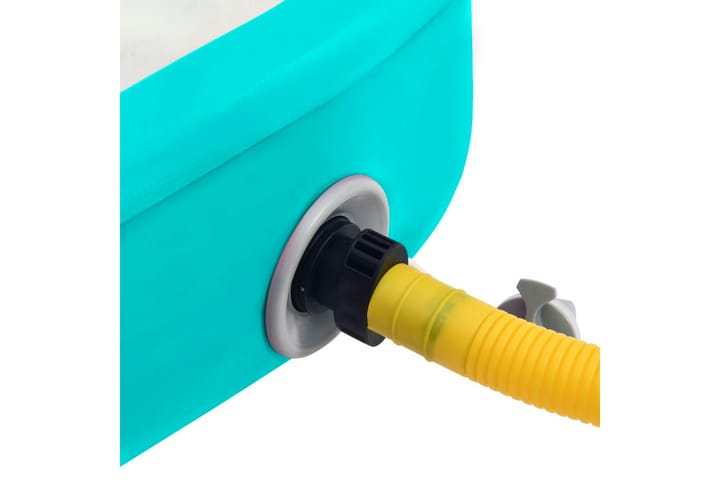 Täytettävä voimistelumatto pumpulla 60x100x20 cm PVC vihreä - Vihreä - Kuntoilutarvikkeet - Joogamatto