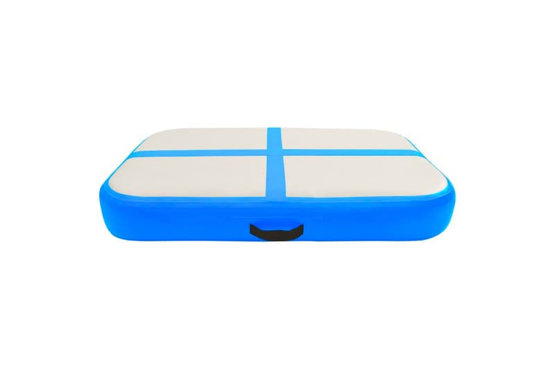 Täytettävä voimistelumatto pumpulla 60x100x15 cm PVC sininen - Urheilu & vapaa-aika - Kotikuntosali - Kuntoilutarvikkeet