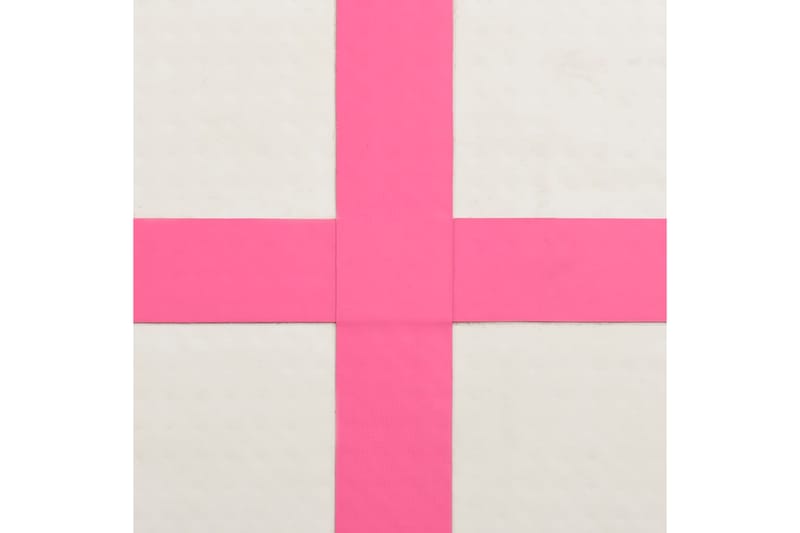 Täytettävä voimistelumatto pumpulla 200x200x20 cm PVC pinkki - Pinkki - Urheilu & vapaa-aika - Kotikuntosali - Kuntoilutarvikkeet