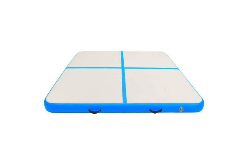 Täytettävä voimistelumatto pumpulla 200x200x15cm PVC sininen - Sininen - Urheilu & vapaa-aika - Kotikuntosali - Kuntoilutarvikkeet