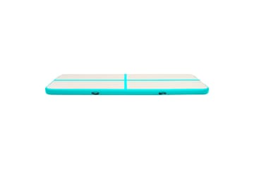 Täytettävä voimistelumatto pumpulla 600x100x20 cm PVC vihreä - Vihreä - Urheilu & vapaa-aika - Kotikuntosali - Kuntoilutarvikkeet
