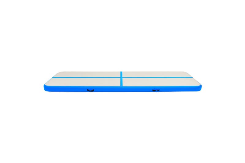 Täytettävä voimistelumatto pumpulla 800x100x15cm PVC sininen - Sininen - Urheilu & vapaa-aika - Kotikuntosali - Kuntoilutarvikkeet
