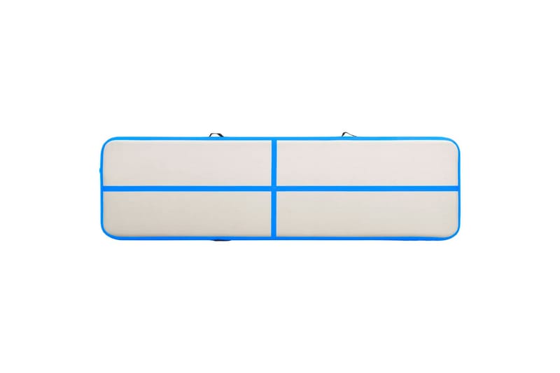 Täytettävä voimistelumatto pumpulla 800x100x15cm PVC sininen - Sininen - Urheilu & vapaa-aika - Kotikuntosali - Kuntoilutarvikkeet