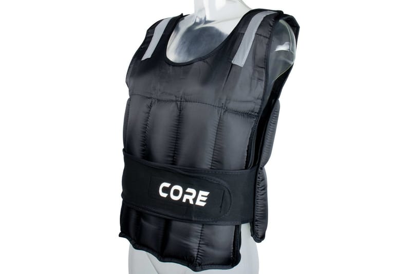 Core Painoliivi 10 kg - Musta - Urheilu & vapaa-aika - Kotikuntosali - Painot & tangot - Painoliivi