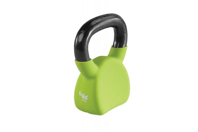 Ecobody Neoprene Kahvakuula 10 kg - Vihreä - Urheilu & vapaa-aika - Kotikuntosali - Painot & tangot - Kahvakuula
