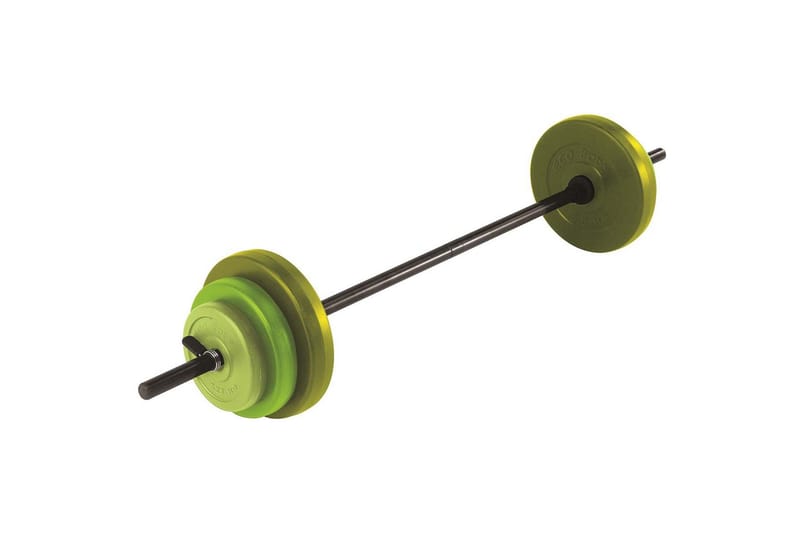 Ecobody Pumppu setti 20 kg - Vihreä - Urheilu & vapaa-aika - Kotikuntosali - Painot & tangot - Levytanko