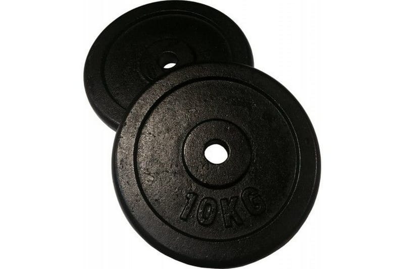 Fit'N Shape Painot 15 kg - Musta - Urheilu & vapaa-aika - Kotikuntosali - Painot & tangot - Levypainot