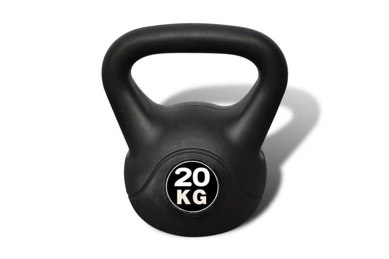 Kahvakuula 20 kg - Musta - Urheilu & vapaa-aika - Kotikuntosali - Painot & tangot - Kahvakuula