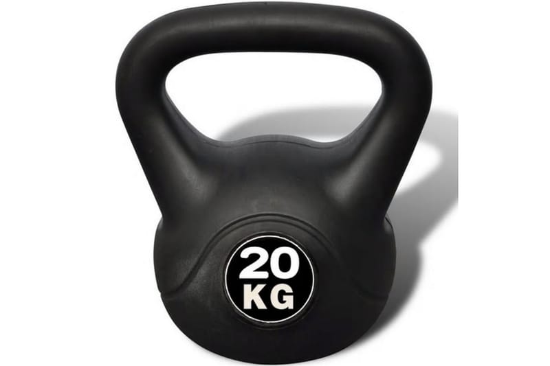 Kahvakuula 20 kg - Musta - Urheilu & vapaa-aika - Kotikuntosali - Painot & tangot - Kahvakuula