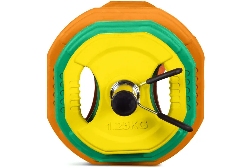 Aerobic Pump -levytankosetti 20 kg painoilla - Musta - Urheilu & vapaa-aika - Kotikuntosali - Painot & tangot - Levypainosetti