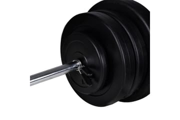 Painonnostotanko ja Käsipaino Sarja 60,5 kg - Musta - Urheilu & vapaa-aika - Kotikuntosali - Painot & tangot
