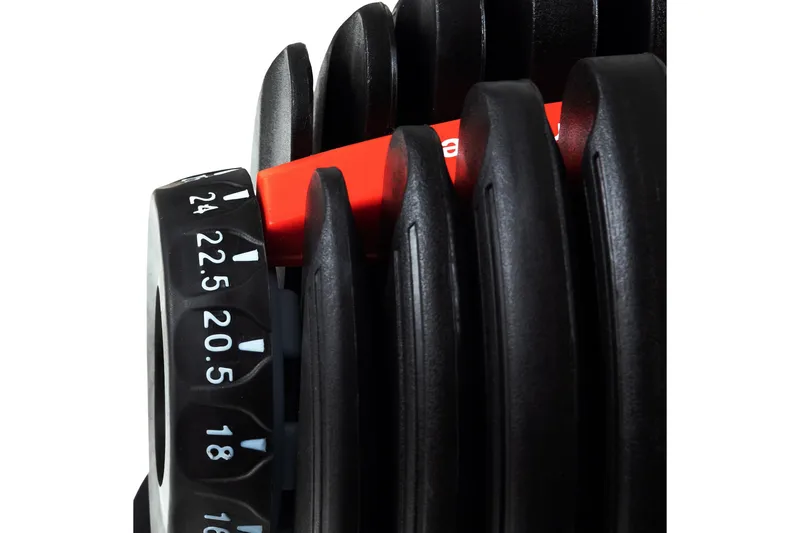 Säädettävä käsipaino 2,5–24 kg - Musta - Urheilu & vapaa-aika - Kotikuntosali - Painot & tangot - Käsipaino