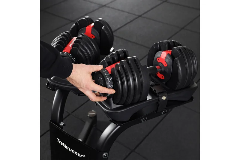 Säädettävä käsipaino 2,5–24 kg - Musta - Urheilu & vapaa-aika - Kotikuntosali - Painot & tangot - Käsipaino