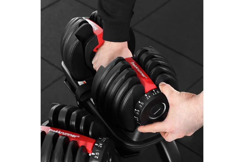 Säädettävä käsipaino 2,5  –24 kg - Musta - Urheilu & vapaa-aika - Kotikuntosali - Painot & tangot - Käsipaino