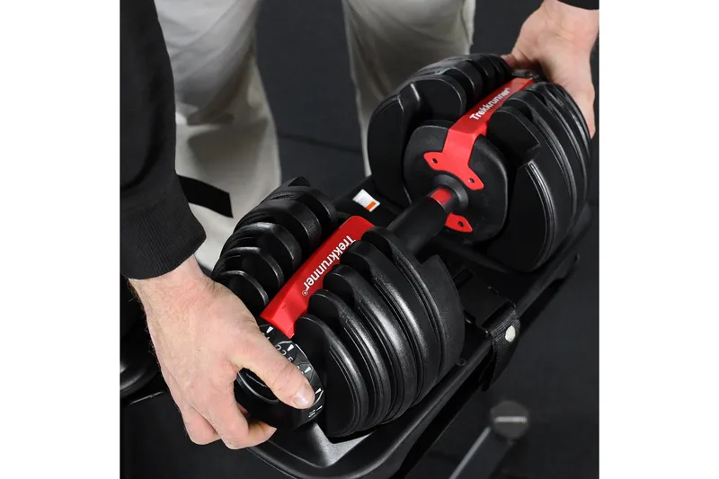 Säädettävä käsipaino 2,5–24 kg - Musta - Urheilu & vapaa-aika - Kotikuntosali - Painot & tangot - Käsipaino