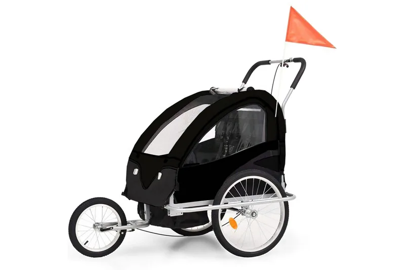 Taittuva pyöräkärry/lastenvaunu 2-in-1 - Urheilu & vapaa-aika - Lapsille - Lastenvaunu - Juoksurattaat