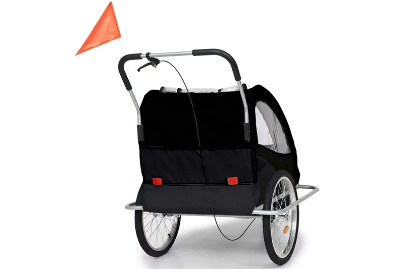 Taittuva pyöräkärry/lastenvaunu 2-in-1 - Urheilu & vapaa-aika - Lapsille - Lastenvaunu - Juoksurattaat