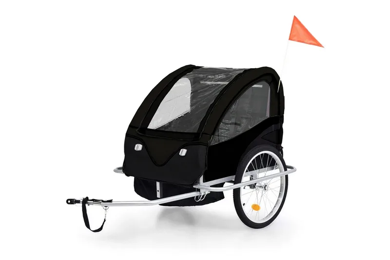 Taittuva pyöräkärry/lastenvaunu 2-in-1, undefined