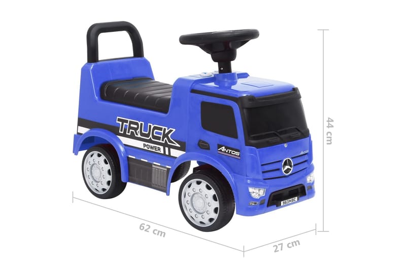 Potkuauto Mercedes-Benz kuorma-auto sininen - Sininen - Urheilu & vapaa-aika - Leikki & liikunta - Leikkiajoneuvot & harrastusajoneuvot - Polkuauto