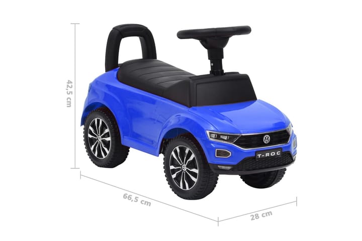 Potkuauto Volkswagen T-Roc sininen - Polkuauto
