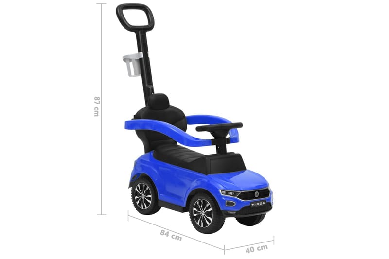 Potkuauto Volkswagen T-Roc sininen - Urheilu & vapaa-aika - Leikki & liikunta - Leikkiajoneuvot & harrastusajoneuvot - Polkuauto