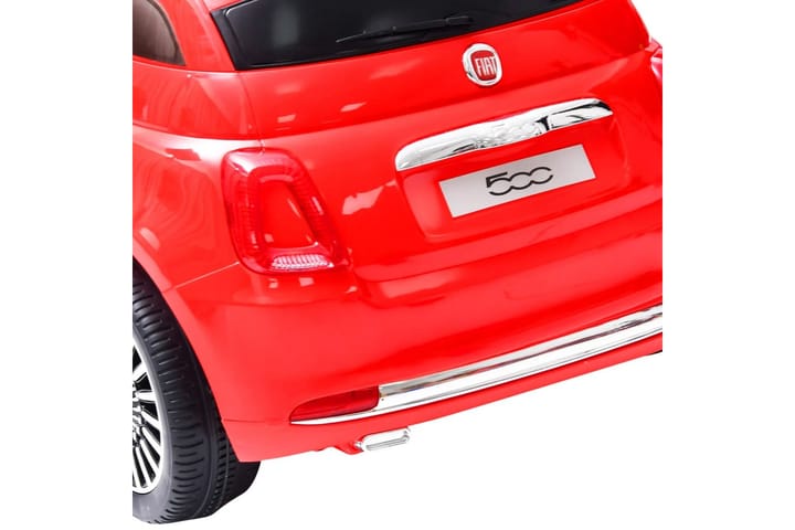 Lasten sähköauto Fiat 500 punainen - Punainen - Sähköauto lapsille