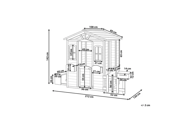 Leikkimökki Ampeliko - Urheilu & vapaa-aika - Leikki & liikunta - Leikkimökki