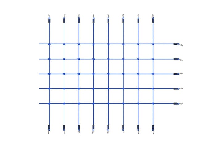 Kiipeilyverkko 200x150 cm sininen - Kiipeilyteline & kiipeilyverkko