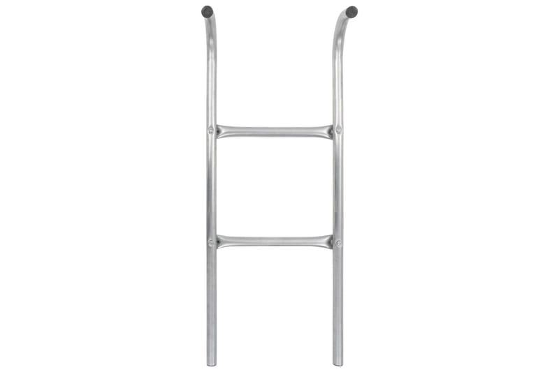 2-askelmaiset trampoliinin tikkaat teräs hopea 102,6 cm - Hopea - Urheilu & vapaa-aika - Leikki & liikunta - Leikkipaikka & ulkoleikit - Trampoliini