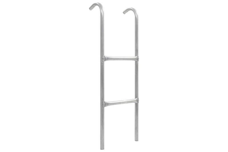 2-askelmaiset trampoliinin tikkaat teräs hopea 102,6 cm - Hopea - Urheilu & vapaa-aika - Leikki & liikunta - Leikkipaikka & ulkoleikit - Trampoliini