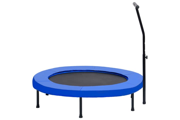 Fitness trampoliini kahvalla ja turvatyynyllä 122 cm - Trampoliini
