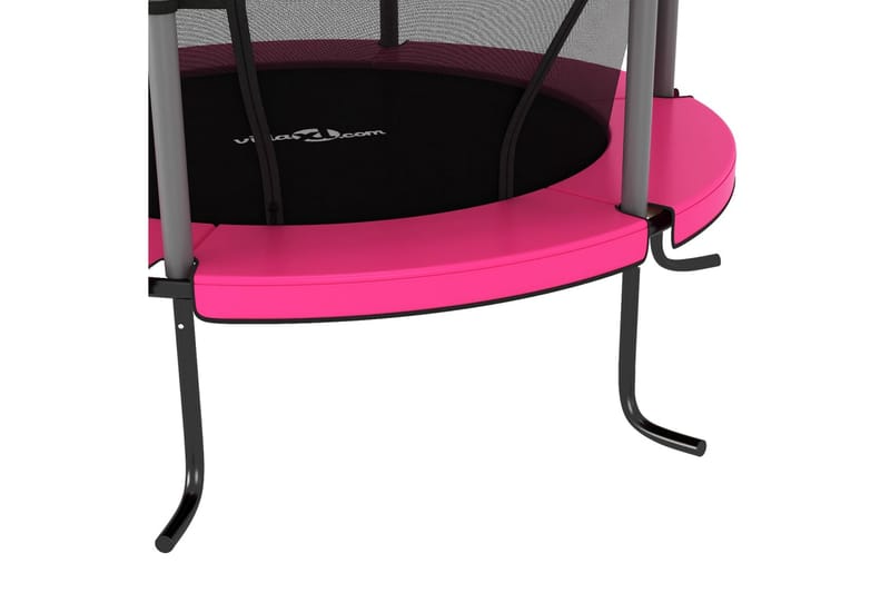 Trampoliini suojaverkolla 140x160 cm Pyöreä - Pinkki - Urheilu & vapaa-aika - Leikki & liikunta - Leikkipaikka & ulkoleikit - Trampoliini