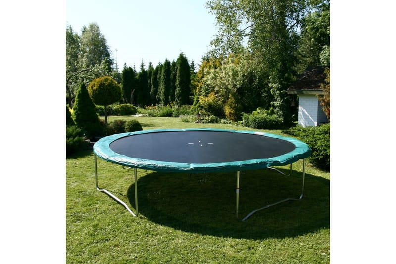 Trampoliini 304cm Vihreällä matolla - Urheilu & vapaa-aika - Leikki & liikunta - Leikkipaikka & ulkoleikit - Trampoliini