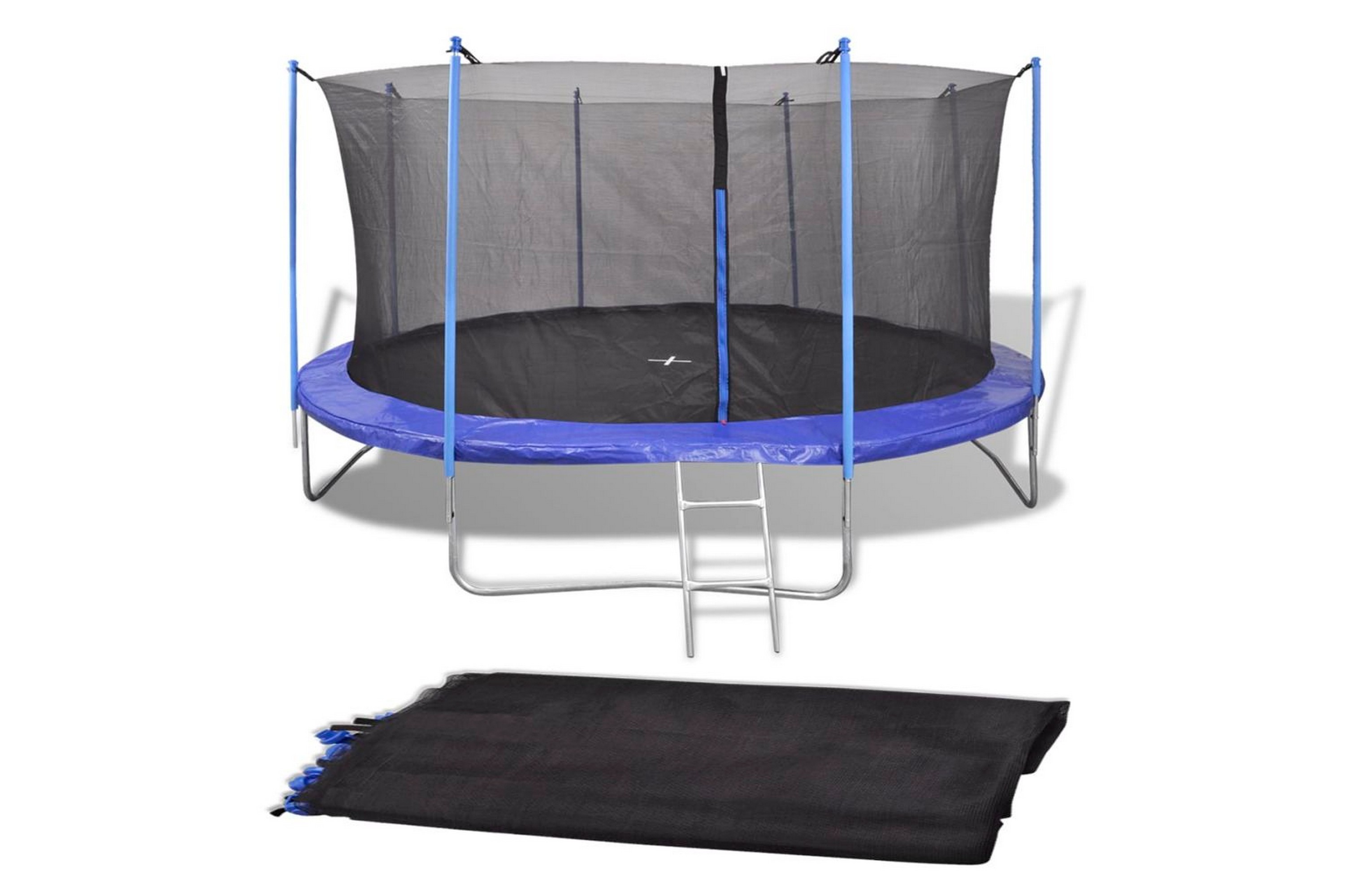 Turvaverkko 3,66 m pyöreään trampoliiniin - Musta