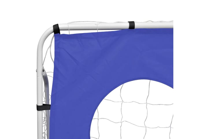 Jalkapallomaali Tarkkuusseinällä 240 x 92 x 150 cm - Sininen - Jalkapallo