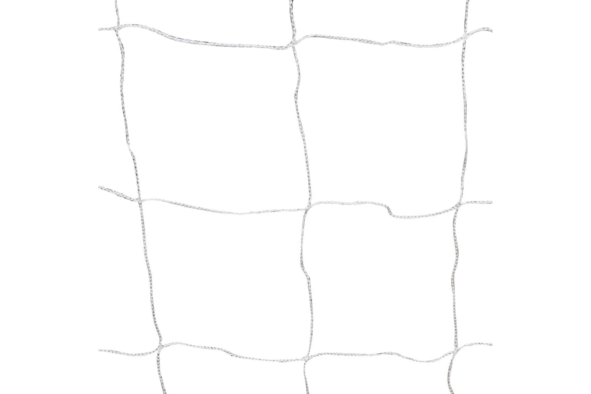 Jalkapallomaalit verkolla 2 kpl teräs 182x61x122cm valkoinen - Valkoinen - Urheilu & vapaa-aika - Leikki & liikunta - Urheilutarvikkeet & urheiluvarusteet - Jalkapallo