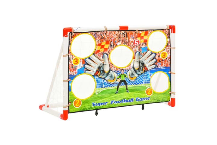 Lasten jalkapallomaalisarja maaliseinällä 120x51x77,5 cm - Monivärinen - Jalkapallo