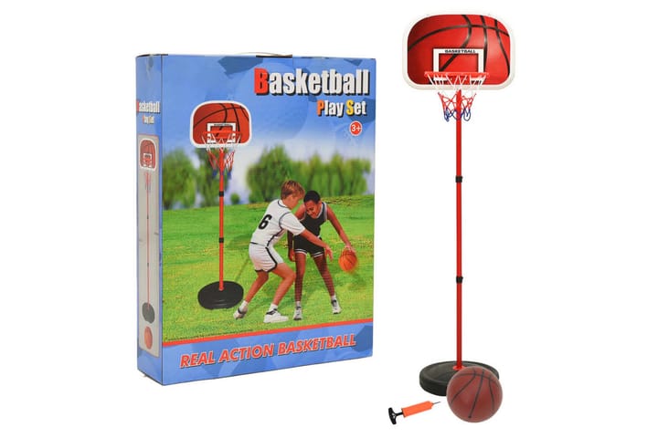 Lasten koripallopelisetti säädettävä 160 cm - Monivärinen - Koripallo