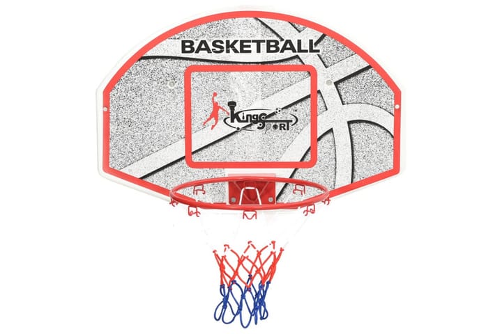 Seinään kiinnitettävä koripallon korisarja 5 osaa 66x44,5 cm - Monivärinen - Koripallo